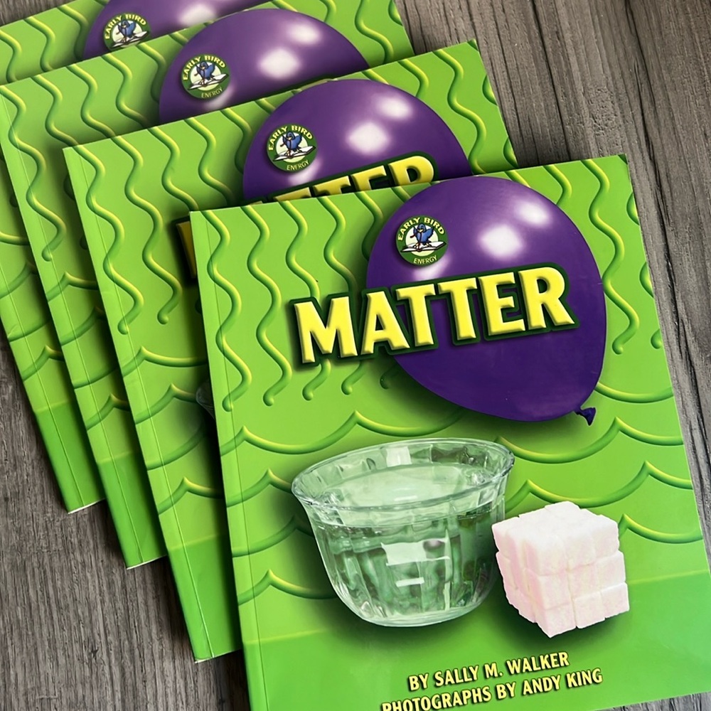 Science Books For Kids MATTER Science Math Classroom Early Bird Energy Set of 4